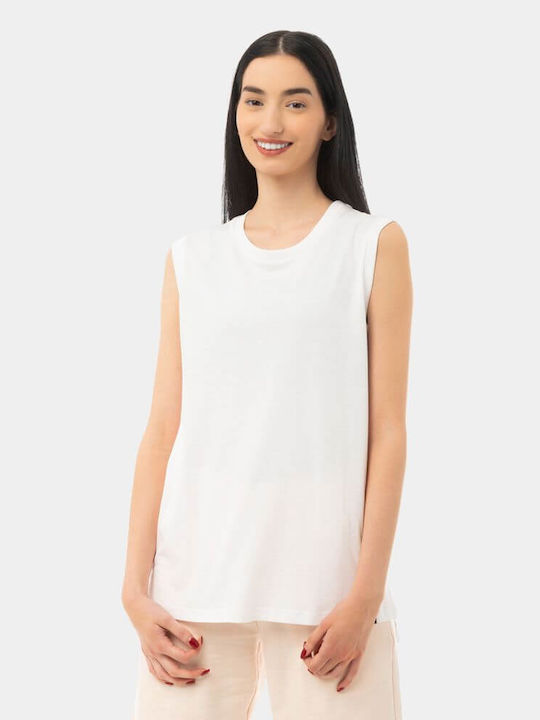 Be:Nation Damen T-Shirt Weiß