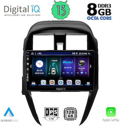 Digital IQ Car Audio System for Nissan Sunny / Almera 2015-2016 (Bluetooth/USB/WiFi/GPS) with Touch Screen 10"