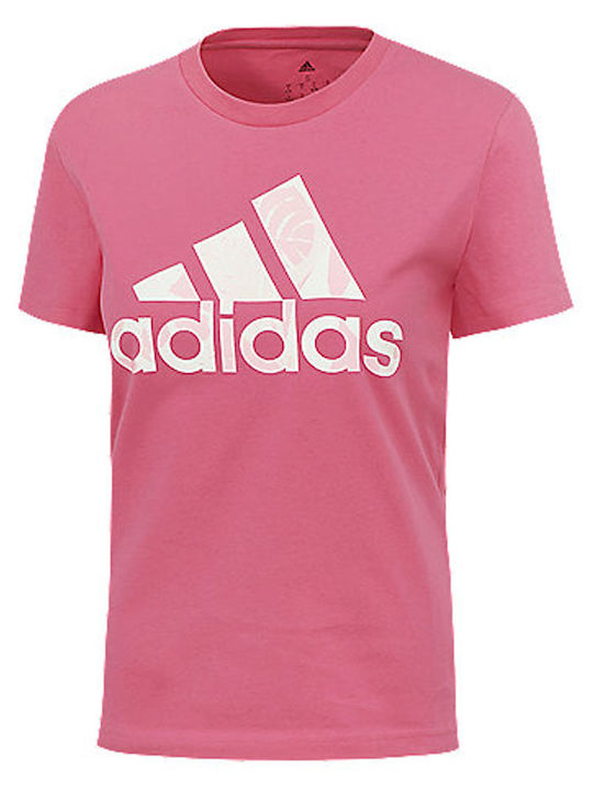 Adidas Γυναικείο Αθλητικό T-shirt Μωβ