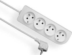Elgotech Power Strip 4 Sockets with 1.5m Cable