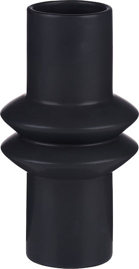 Atmosphera Βάζο Κεραμικό Μαύρο Φ10.5xΥ19.8cm Atmosphera Βάζο Κεραμικό Μαύρο Φ10.5xΥ19.8cm