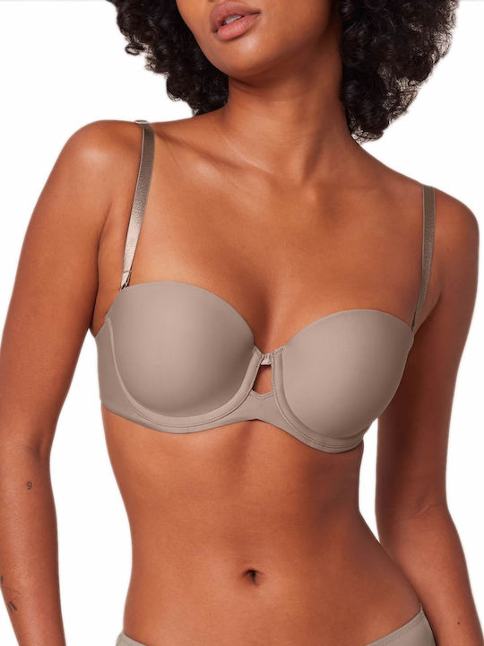Triumph Pure Micro Wdp Beige Strapless Büstenha...