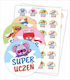 Motivational Stickers Super Student 48pcs