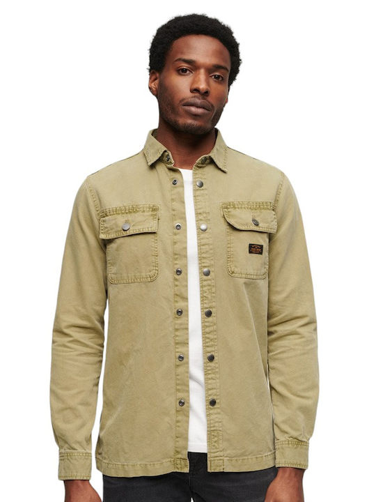 Superdry D3 Ovin Μακρυμάνικo Βαμβακερό Overshir...
