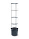 Prosperplast Ghiveci Plastic Gri 39.2x39.2εκ.