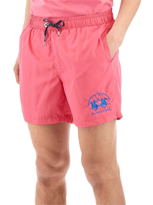 La Martina Herren Badebekleidung Shorts Hot Pink