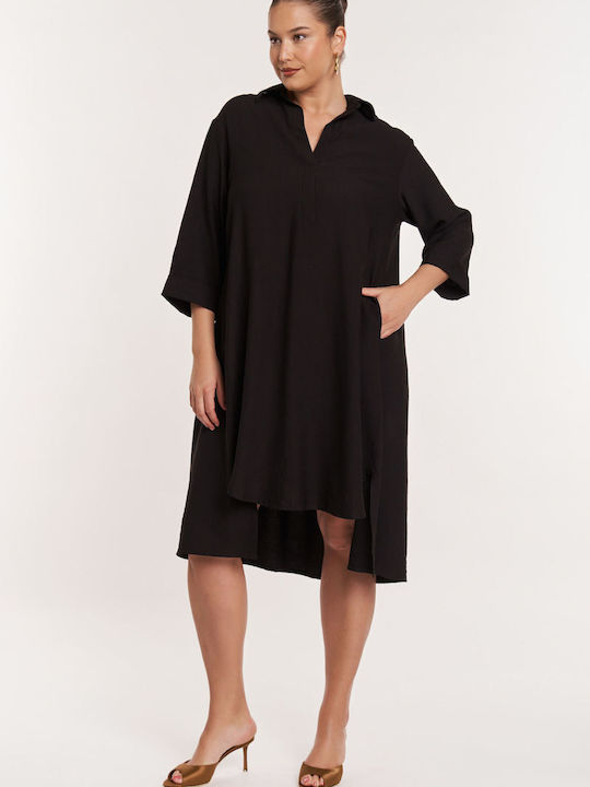 Jucita Midi Dress Black