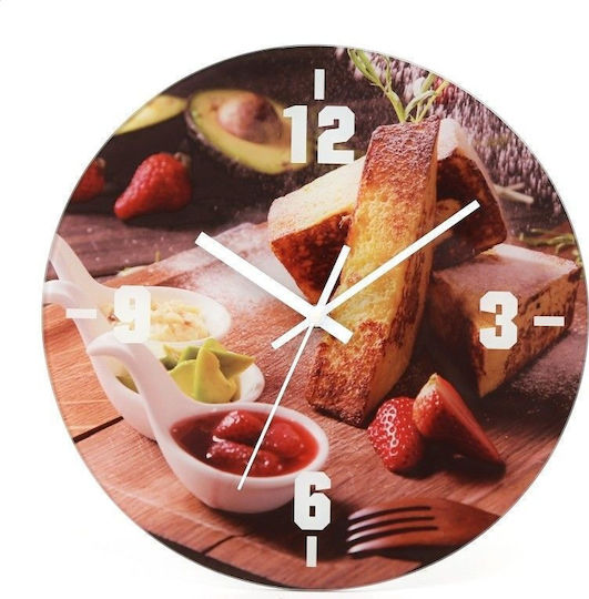 Platinet Wanduhr Mehrfarbig Ø29.5cm