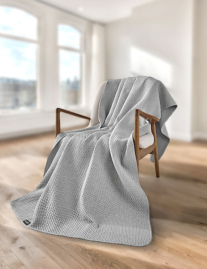 Guy Laroche Idol Подредба Покривало Единично Микрофибър Сив 160x220см 2бр
