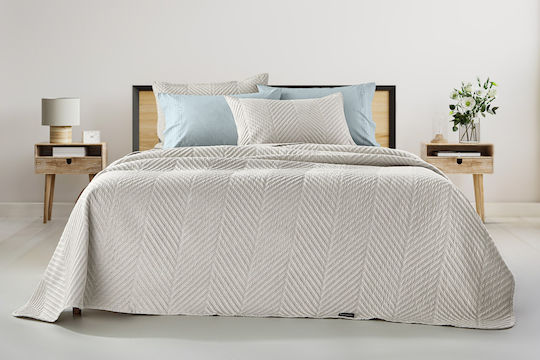 Guy Laroche Bone Module Cuvertură Extra-dublu Microfibra Natural 220x240cm 2buc