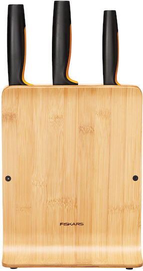 Fiskars Functional Form Комплект Ножове с Основа от Неръждаема Стомана 3 Бройки