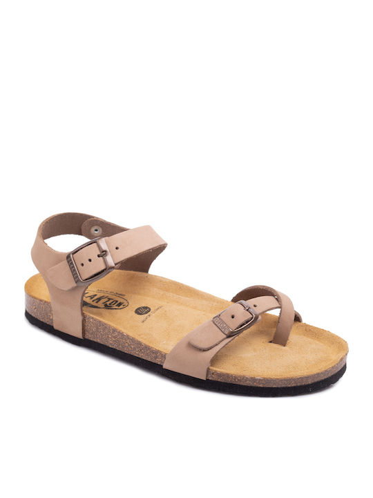 Plakton Zomba Women's Flat Sandals Anatomic Taupe
