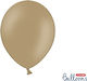 Set of 5 Balloons Latex Brown 30cm