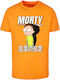 Merchcode Tricou Rick și Morty Portocaliu Bumbac