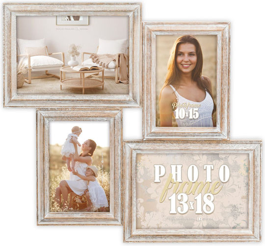 ZEP Fotorahmen Hölzernes mit Beige Rahmen