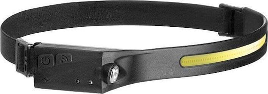 Virone Taschenlampe LED IPX4 mit maximaler Helligkeit 350lm Schwarz