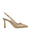 Fardoulis Leather Gold Heels