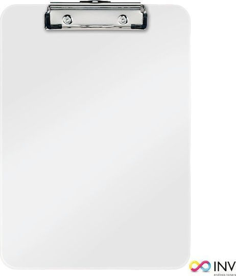 Leitz Wow Plain Clipboard A4 100 Sheets White
