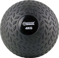 Master Μπάλα Medicine 4kg σε Μαύρο Χρώμα Master Μπάλα Medicine 4kg σε Μαύρο Χρώμα