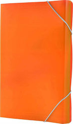 Tetis Pp Accordion Folder Corner Elastic 13 A4 Orange Tetis