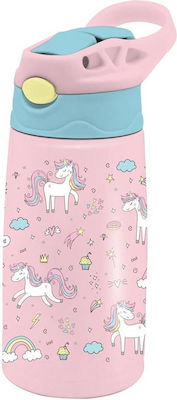 Stainless Steel Thermos Water Bottle Must with Straw 400ml Unicorn 000585693a