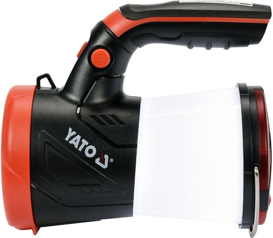 Yato Taschenlampe LED IP54 mit maximaler Helligkeit 530lm Schwarz