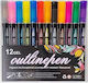 Fandy Marker Outline Shine 12 Colours