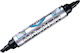 Permanent Marker Centre Black Double-headed Centre