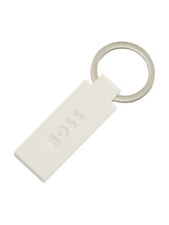 Hugo Boss Edge Iconic White Κλειδοθηκη Hak421w