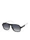 Zadig & Voltaire Men's Sunglasses with Black Frame and Gray Gradient Lens