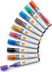 Nobo Liquid Ink Markers Assorted Colours 10 Pcs 1915381