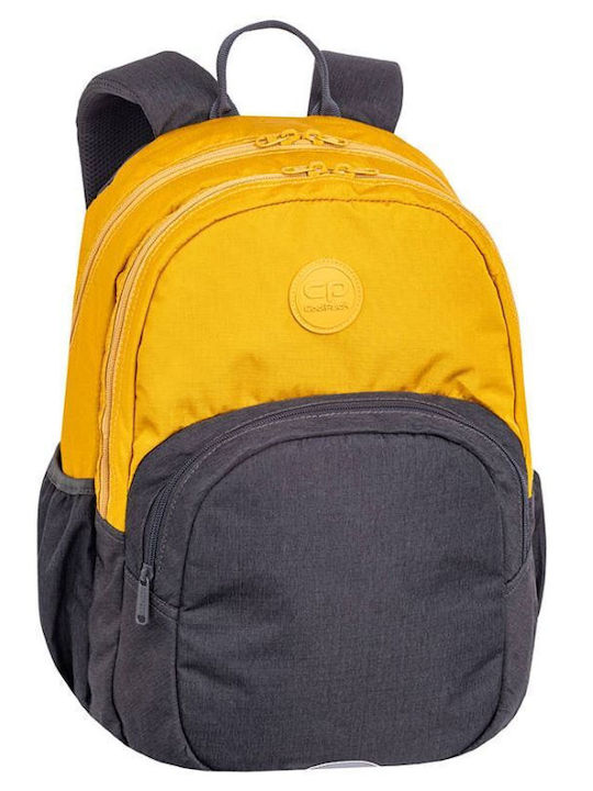 Coolpack Student Backpack Rider Mustard Grey