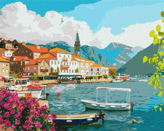 Painting by Numbers Summer in Gulf of Kotor 40x50