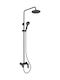 Deante Adjustable Shower Column Silver