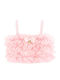 Kinderoberteil Ärmellose Fairy Rosa Aliki Tulle Rüsche