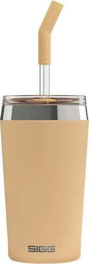 Sigg Ποτήρι Θερμός Γυάλινο 450ml Peach