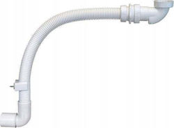 Excellent Electrics Flexible White Floor Drain