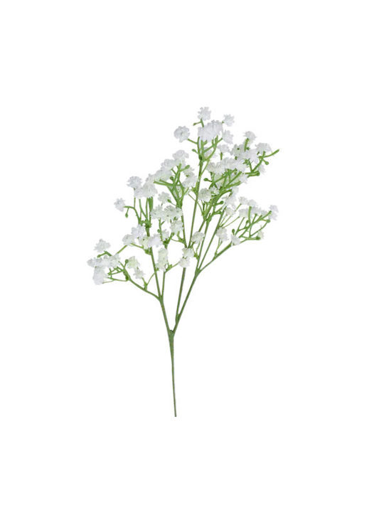 Decorative Artificial Plant White 53cm 5pcs