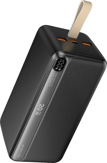 Kruger & Matz Power Bank 40000mAh Power Delivery / Quick Charge Μαύρο