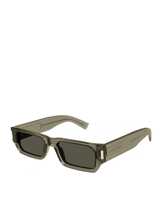 Ysl Unisex Sunglasses with Green Plastic Frame ...