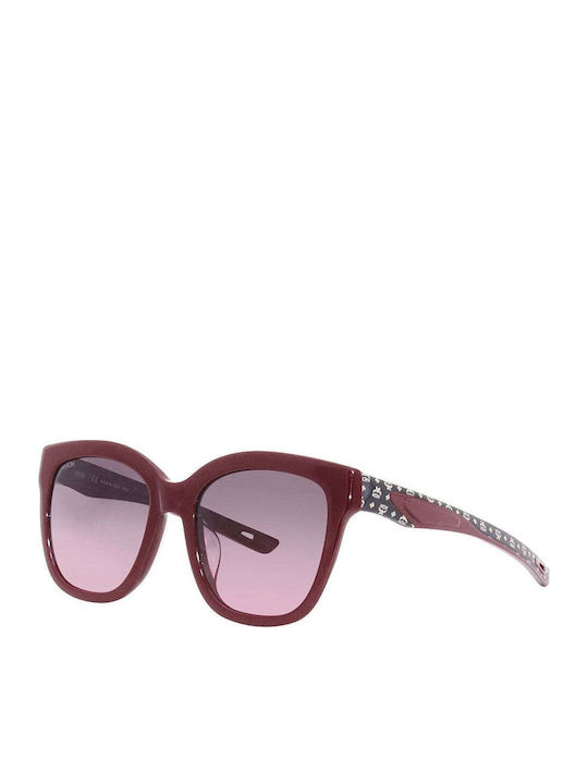 MCM Sunglasses Burgundy with Acetate Frame & Burgundy Lens