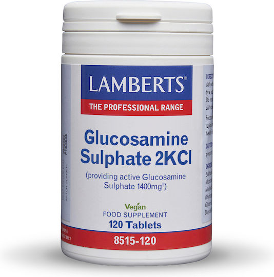 Lamberts Glucosamine Sulphate 2KCI Συμπλήρωμα για την Υγεία Αρθρώσεων & Οστών 120 ταμπλέτες