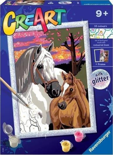 Ravensburger Creart Number Painting Set Horses