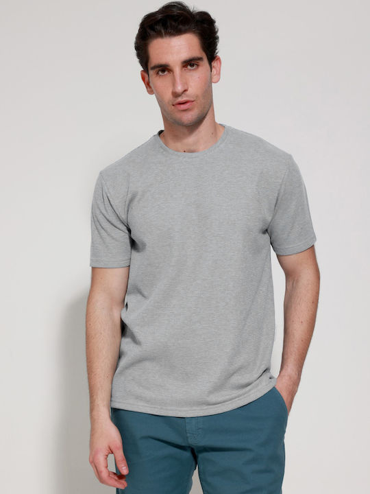 Life Style Butiken Herren T-Shirt Kurzarm Gray