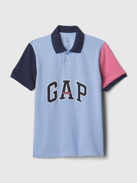 GAP Polo pentru copii Albastru Logo