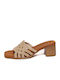 Leder Sandalen Beige