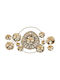 Beliani Leuchte Wand Gold