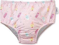 Saro Ice Creams Kids Swimwear Pink Swim Diaper
