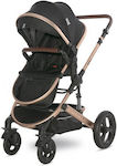 Lorelli Boston Verstellbar 2 in 1 Baby Kinderwagen Geeignet für Neugeborene Black 14kg