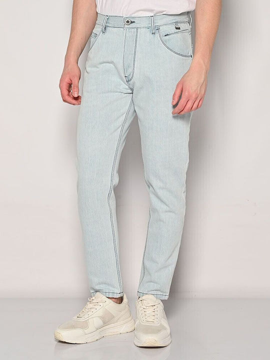 Ανδρικό Παντελόνι Τζιν με Loose Εφαρμογή Light Blue